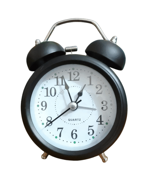 Twin Bell Table Alarm Clock - Image 4