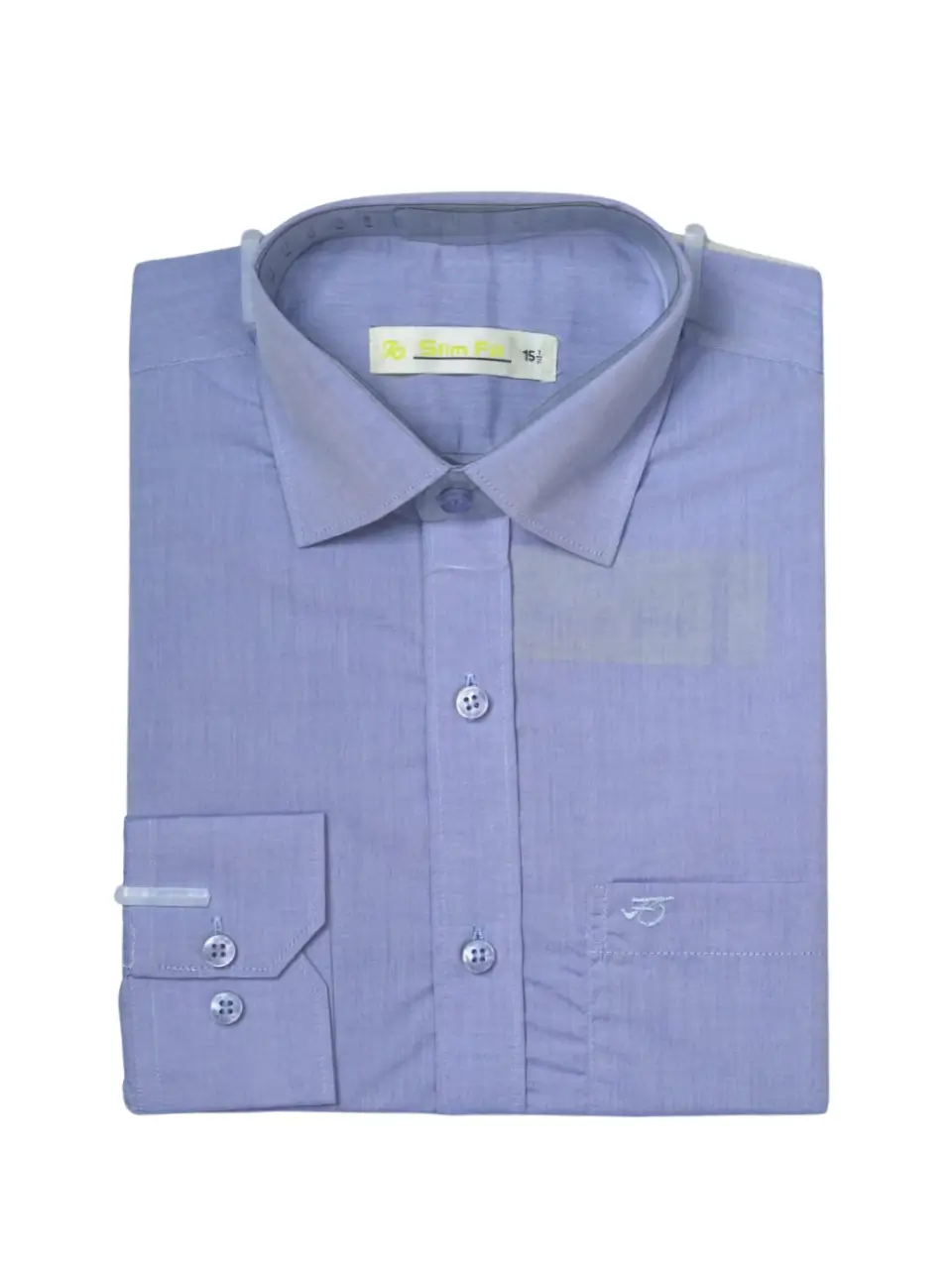 Men's Premium Full Sleeve Solid Formal Shirt - Blue